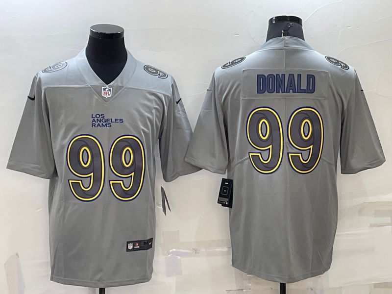 Men Los Angeles Rams #99 Donald Grey 2022 Nike Limited Vapor Untouchable NFL Jersey
